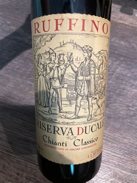 1983 Ruffino Chianti Classico Riserva Ducale Italy Tuscany Chianti