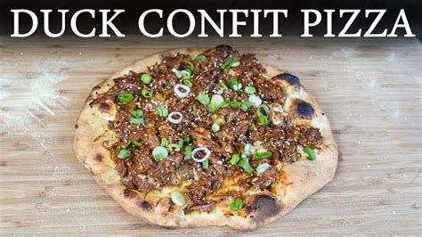 No Music Duck Confit And Spring Onions Pizza Recipe How To Make