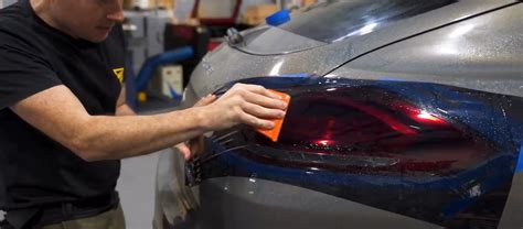 How To Tint Tail Lights Using Ppf Gswf Tinted Paint Off