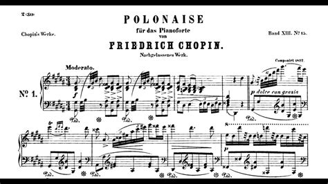 Chopin Polonaise No 14 In G Sharp Minor Op Posth B 6 Ashkenazy