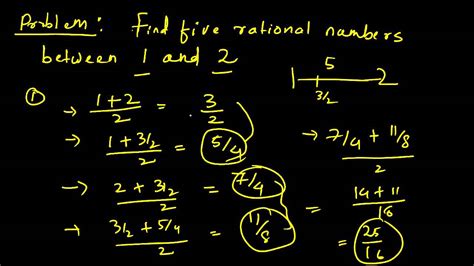 Number System Finding Rational Numbers Between Two Numbers Youtube