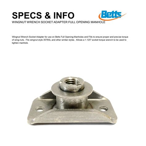 Manlid Wing Nut Base S S Betts Gbm Trailer Service