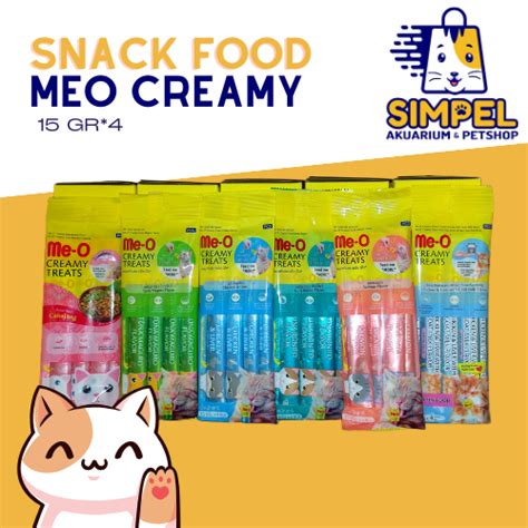 Jual Meo Creamy Me O Creamy Treats Snack Kucing Gram Shopee