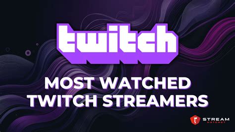 Top Twitch Streamers - Stream Hatchet