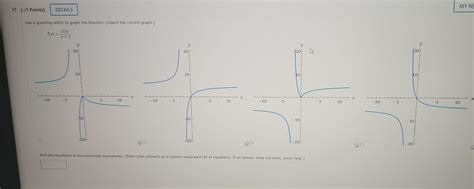 Solved Use A Graphing Utility To Graph The Function Select Chegg