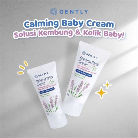 Jual Gently Calming Baby Cream Pereda Kolik Kembung Pelega Pernafasan