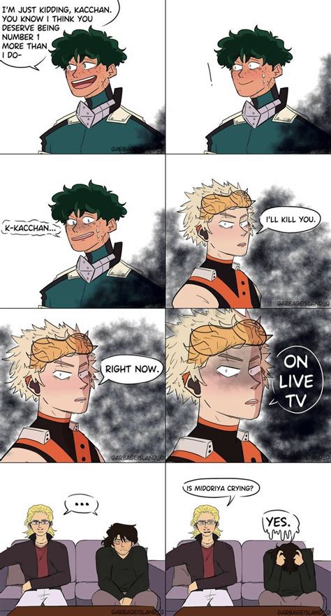 Bakudeku Katsuki Bakugou X Izuku Midoriya Bnhaby Garbageisland