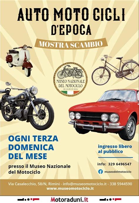 Auto Moto Cicli D Epoca Mostra Scambio Mostra Scambio Rimini Rn