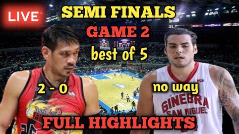 Brgy Ginebra Vs San Miguel Game 2 Full Highlights January 262024