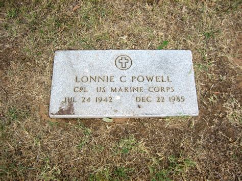 Lonnie Calvin Powell M Morial Find A Grave