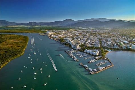 Shangri La The Marina Cairns Aerial Bill Peach Journeys