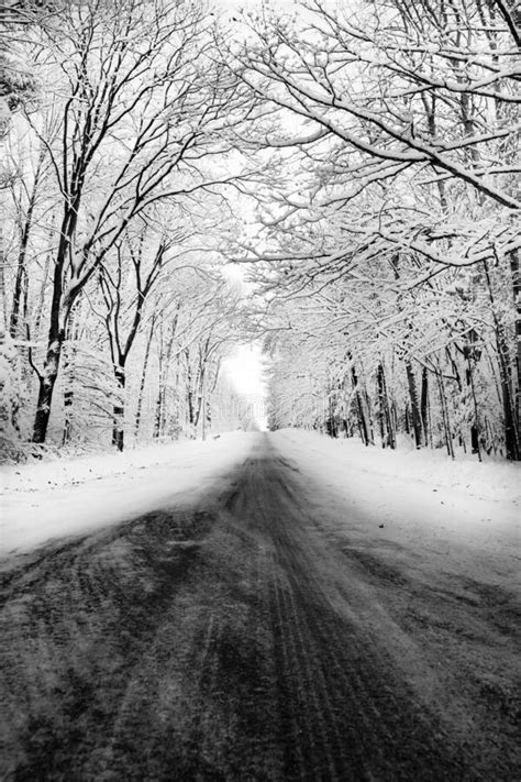 Snow Covered W. Wausau Ave in Wausau, Wisconsin in the Month of January ...