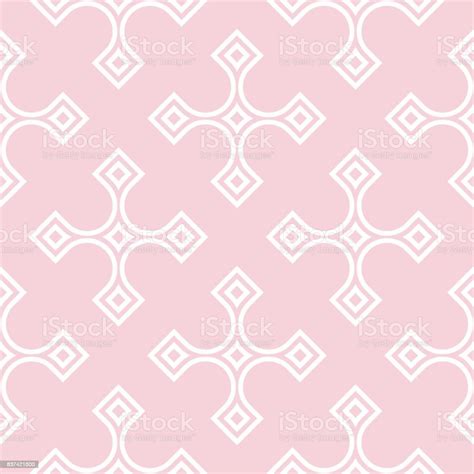 Geometric Pattern For Wallpapers Pale Pink Seamless Background Stock Illustration - Download ...