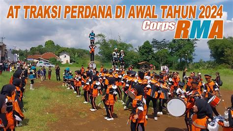 Attraksi Perdana Drumband Rma Di Awal Tahun Youtube