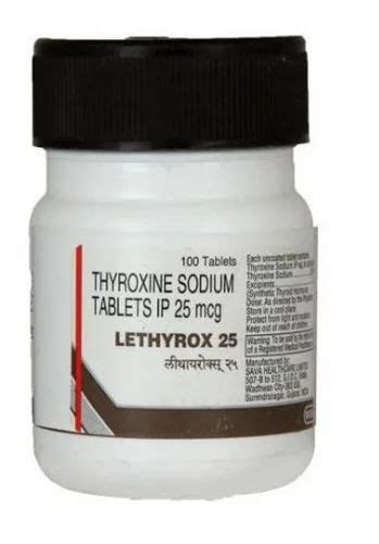 Levothyroxine Sodium Tablets Strength 50 Mcg At Rs 123 Bottle In Nagpur