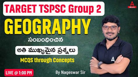 Tspsc Group Geography Concepts Through Mcqs Indian Geography For