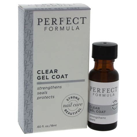 Per-fekt Beauty - Perfect Formula Clear Gel Coat Nail Treatment, 0.6 Oz ...
