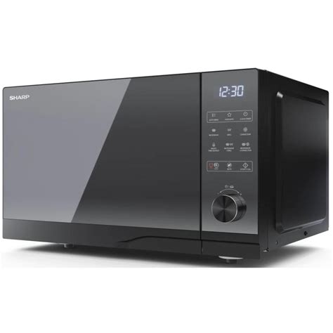 Микровълнова фурна Sharp GC52BFE-B, 25 л, 900 W, Грил, Черна - eMAG.bg