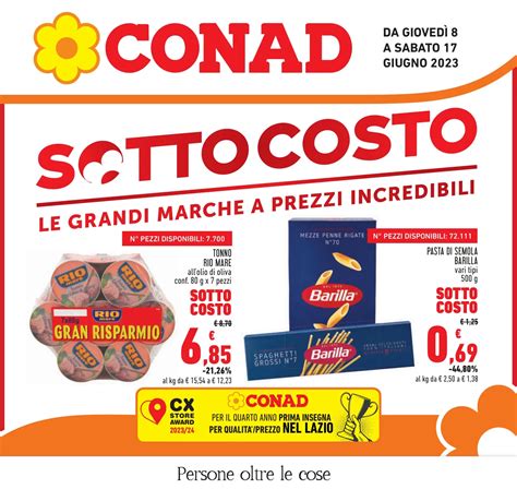 Volantino Conad Sottocosto Fino Al 17 06 Dall 8 06 2023