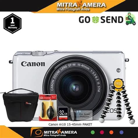 Jual Canon Eos M Kit Ef M Mm Kamera Mirrorless Paket Abu Abu