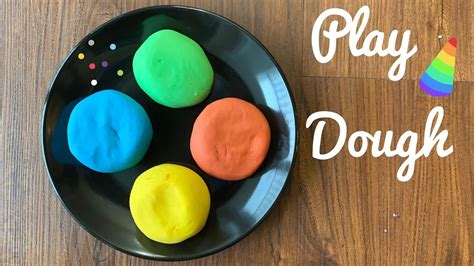 How To Make Play Dough At Home Easy With 3 Ingredients No Cook Play