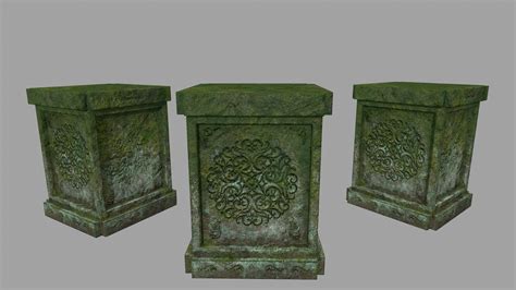 3d Model Tombstone Stone Tomb Turbosquid 1296250