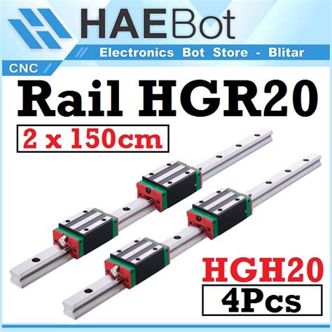 Jual Haebot Set Rail Hgr Hgr X Cm Rel Linear Guide Shaft Mm