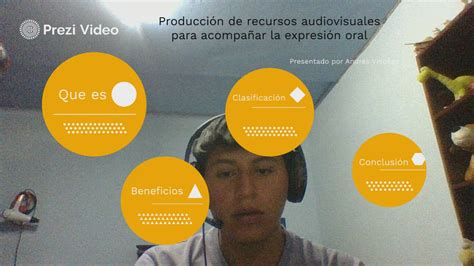 Producción de recursos audiovisuales para acompañar la expresión oral