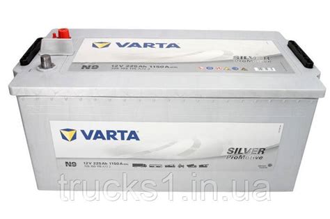 Аккумулятор 225Ah-12v VARTA PM Silver(N9) (518x276x242),полярність ...