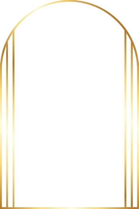 estético ouro arco fronteira 21514477 PNG