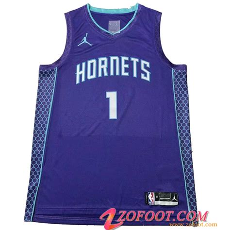 Jeu De Maillot Detroit Charlotte Hornets BALL 1 2022 23 Bleu