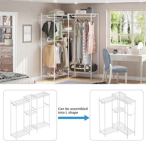 Vipek V Wire Garment Rack Tiers Heavy Duty Clothes Rack For Hanging