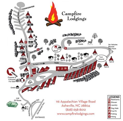 Campground Map Wood Tent Camper Living Rv Living Rv Campsite Site
