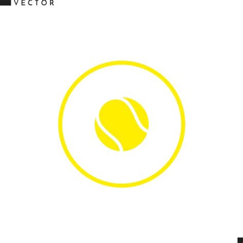 Tennis Ball Set Icon Royalty Free Vector Image