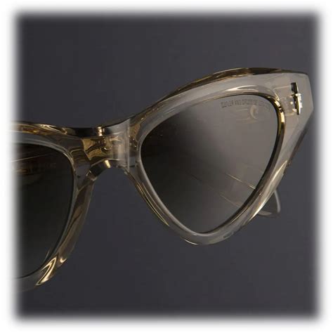 Cutler Gross The Great Frog Mini Cat Eye Sunglasses Sand Crystal