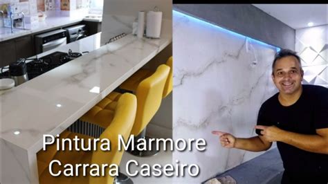 PINTURA MÁRMORE CARRARA CASEIRO Pintura imitação Mármore MARBLE