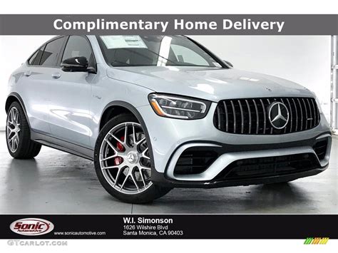 2021 Cirrus Silver Metallic Mercedes Benz Glc Amg 63 4matic Coupe