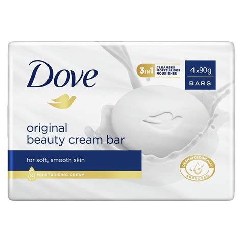 Buy Dove Beauty Bar Original 4 X 90g Online At Chemist Warehouse®