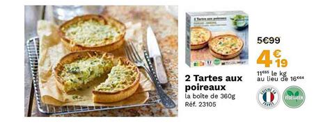 Promo Tartes Aux Poireaux Chez Picard Icatalogue Fr