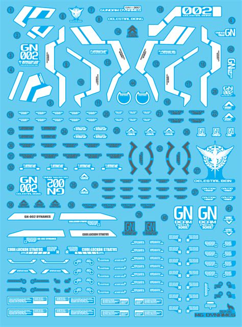 Delpi Decal Mg Dynames Holo Newtype