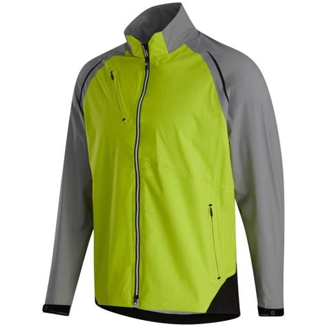 Footjoy Dryjoys Select Golf Rain Jacket Limegreyblack Carls Golfland