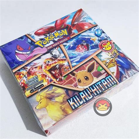 Jual Kartu Pokemon Kilau Hitam SV3S Booster Box 30 Pack TCG Shopee