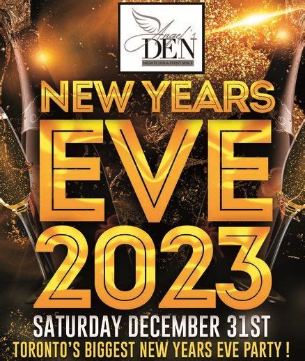 Nye 2023 Angels Den Nightclub The Biggest New Years Eve Party In