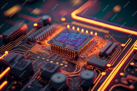 Premium Photo Abstract Background Of Electronic Circuit Board