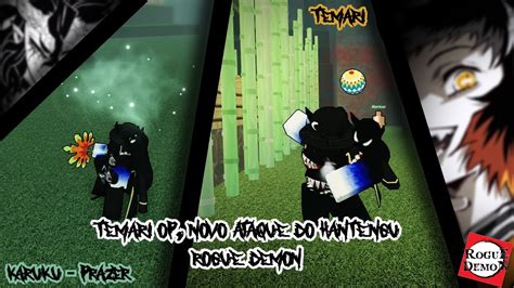 NOVO ATAQUE HANTENGU PRAZER E TEMARI OP ROGUE DEMON ROBLOX YouTube