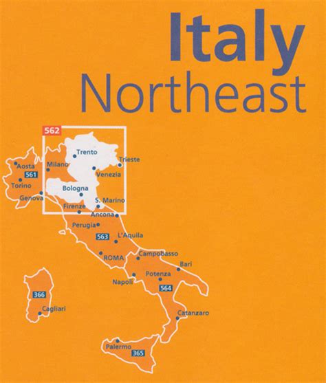 Italy North East Map 562 Michelin Maps Books Travel Guides