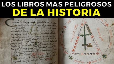 Estos Son Los Libros Más Peligrosos Y Misteriosos de La Historia YouTube