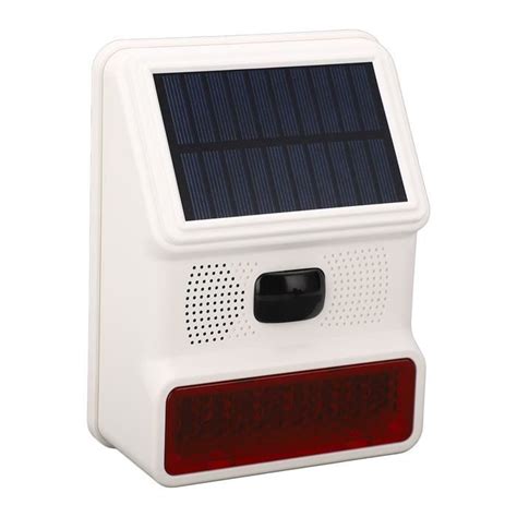 Fangming alarme lumineuse de sécurité solaire Alarme Solaire sans Fil