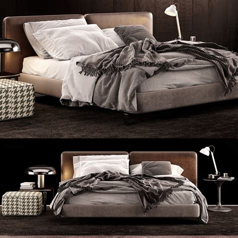 3D Minotti Tatlin Bed | CGTrader