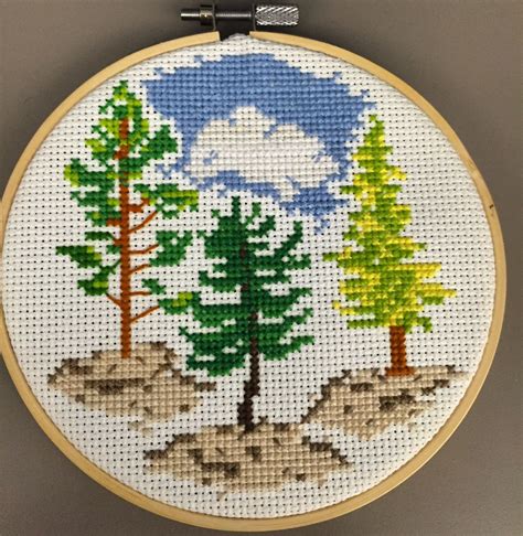 Cross Stitch Pine Tree Cross Stitch Patterns